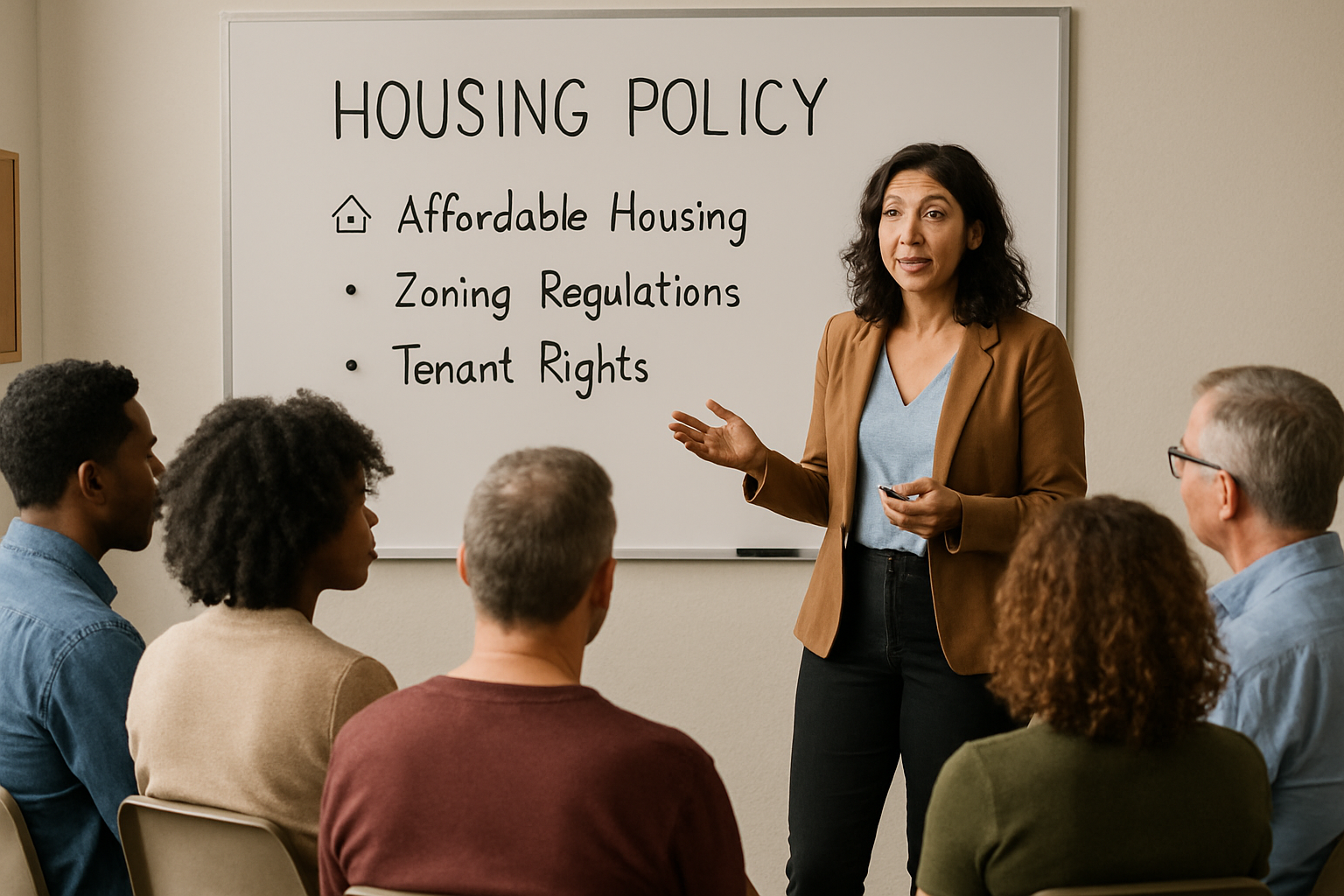 Explaining housing policy to a diverse group