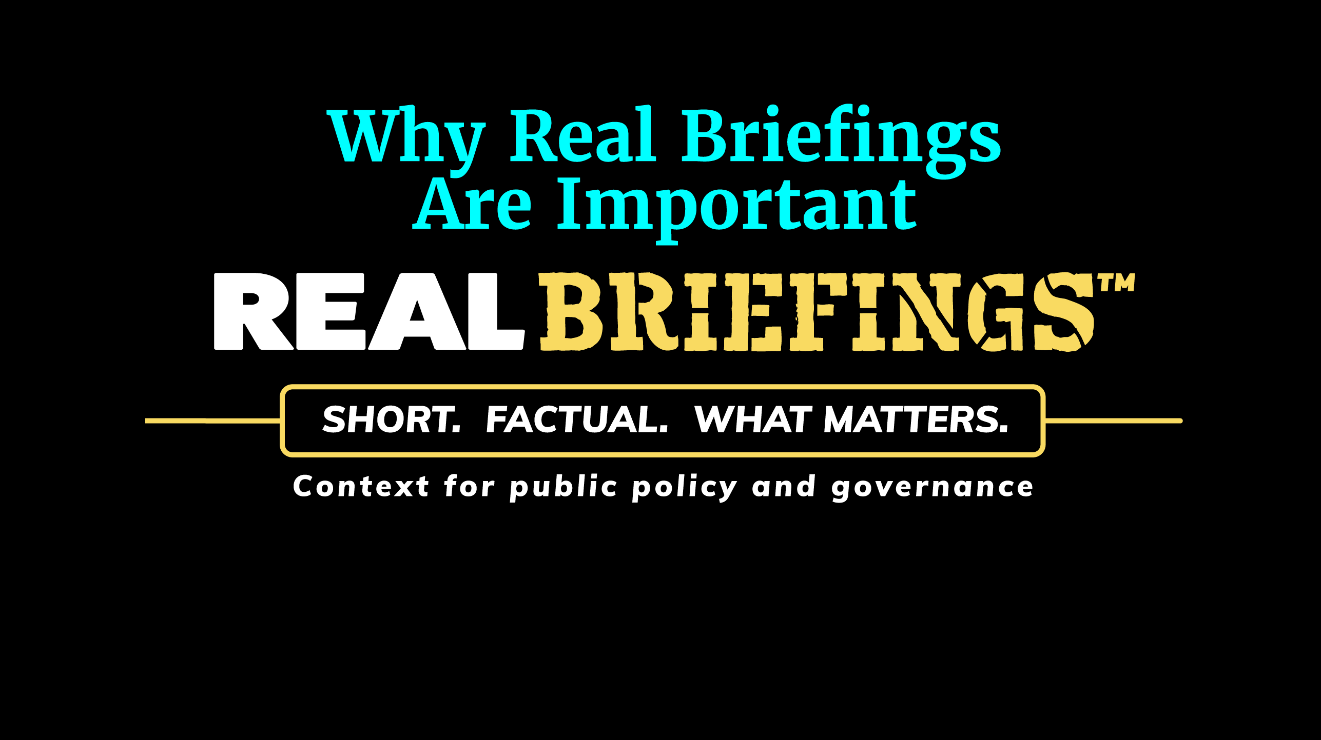 Real Briefings Header Image